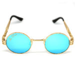 Melo blue circle sunglasses