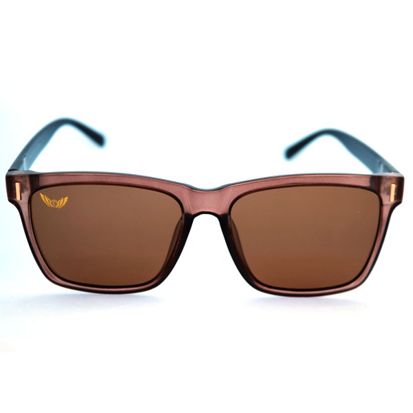 Brown loc polarized sunglasses by Shari Dionne. The Don shades for the loc sunglass lovers
